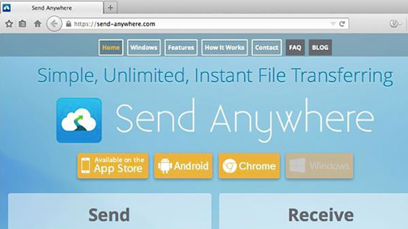 Share files securely with Send Anywhere